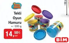 KRAL ŞAKİR TEKLİ OYUN HAMURU 100 G